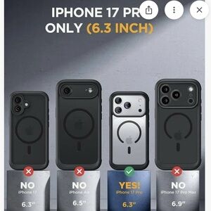 Miracase Protective Blue iPhone 17 Case